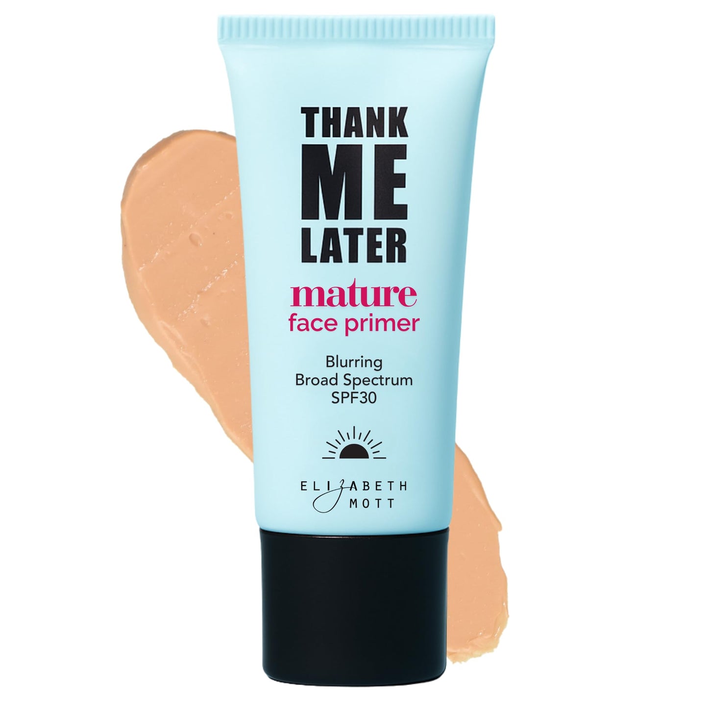 Elizabeth Mott Thank Me Later Face Primer - Mattifying Makeup Base Primer for Shine and Oil Control - Pore Minimizer, Smooths Wrinkles and Fine Lines – Long-Lasting Makeup Gripping Formula, 30g