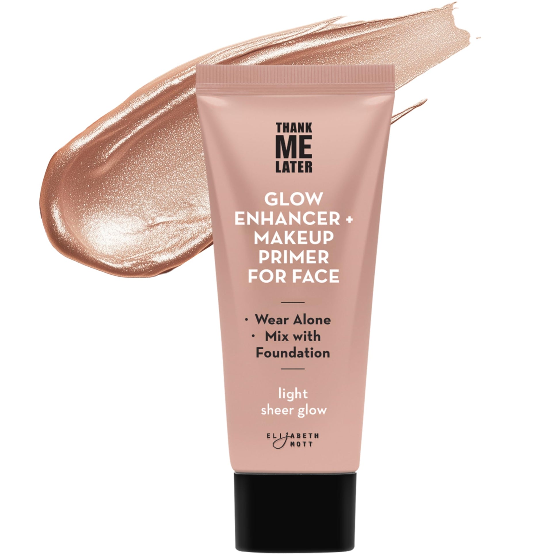 Elizabeth Mott Thank Me Later Face Primer - Mattifying Makeup Base Primer for Shine and Oil Control - Pore Minimizer, Smooths Wrinkles and Fine Lines – Long-Lasting Makeup Gripping Formula, 30g