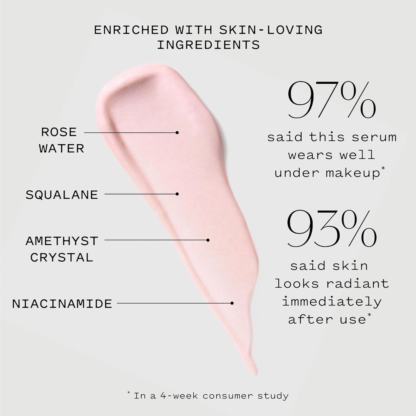 Let Me Glow Illuminating Serum & Makeup Primer, Boosts Radiance & Plumps for Highlighted, Dewy & Glowing Skin with Niacinamide, Vegan, Cruelty-Free