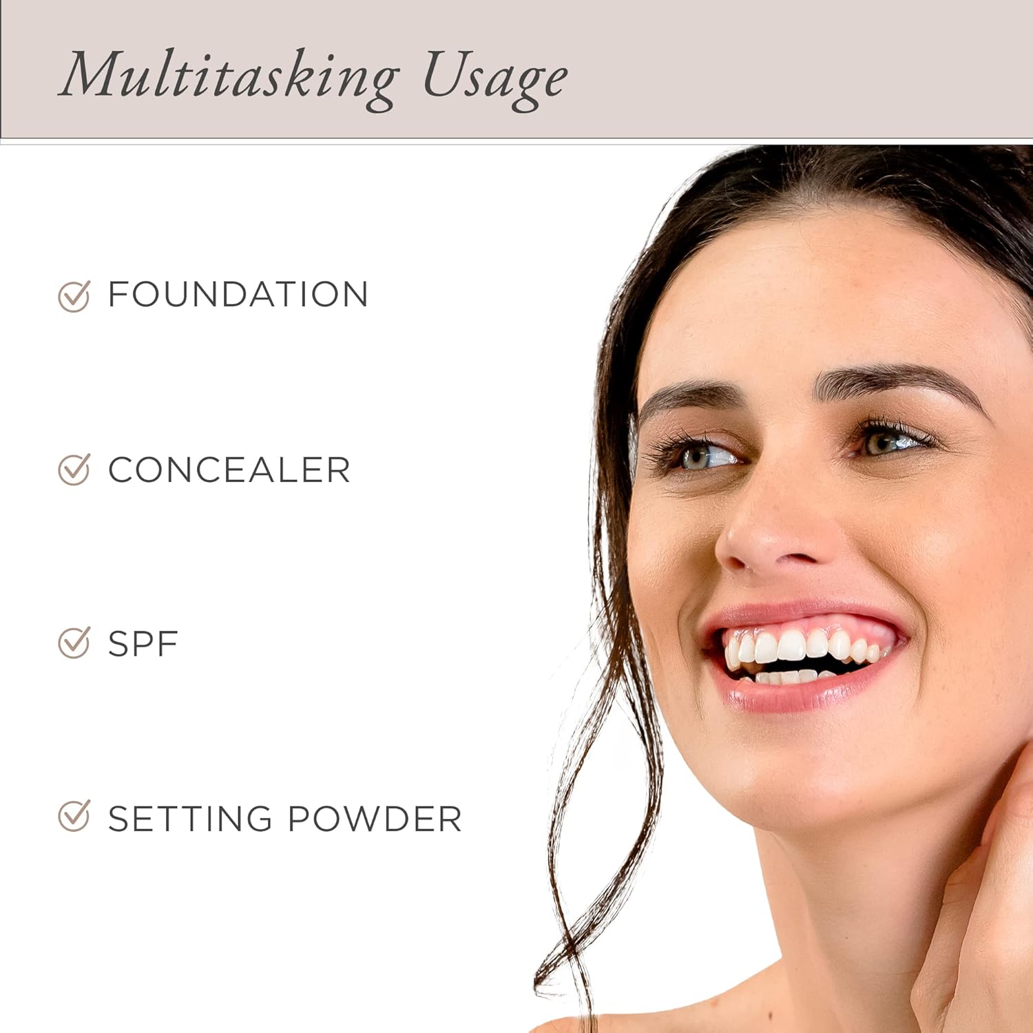 PÜR MINERALS 4-in-1 Pressed Mineral Makeup Powder Foundation with SPF 15 - Concealer & Finishing Compact Pressed Powder for Face - Buildable Medium to Full Coverage Foundation Powder