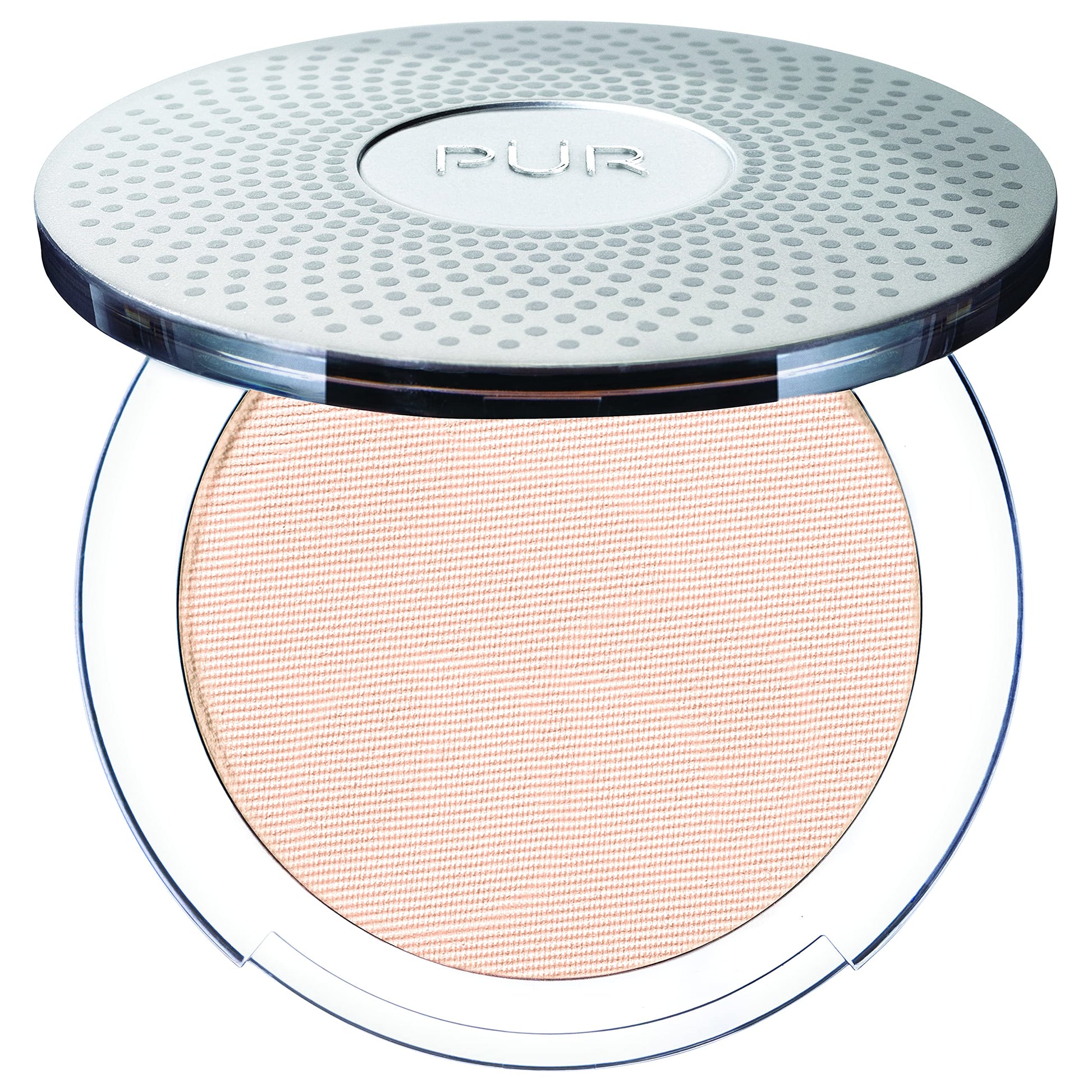 PÜR MINERALS 4-in-1 Pressed Mineral Makeup Powder Foundation with SPF 15 - Concealer & Finishing Compact Pressed Powder for Face - Buildable Medium to Full Coverage Foundation Powder